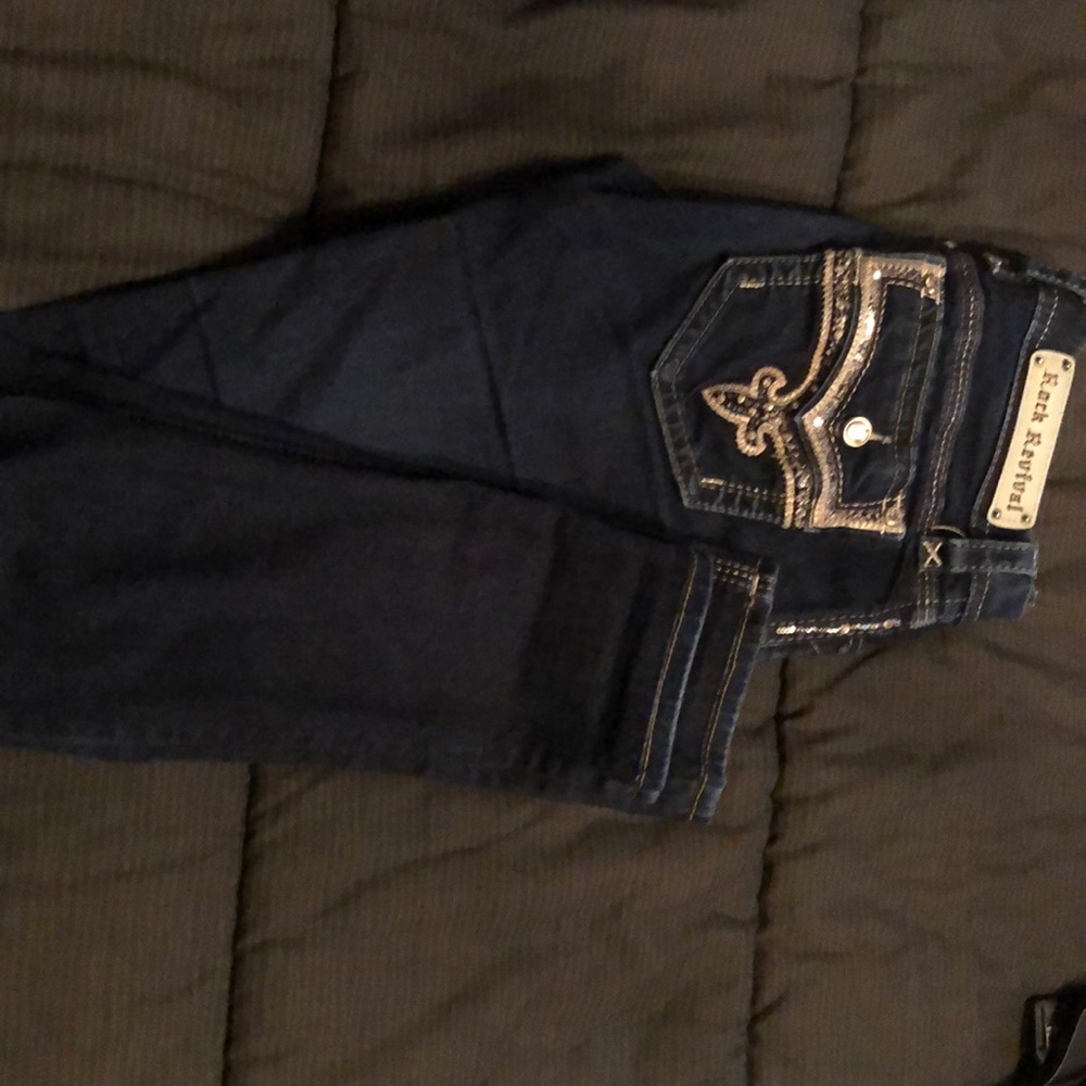 Skinny Dark wash rock revivals
